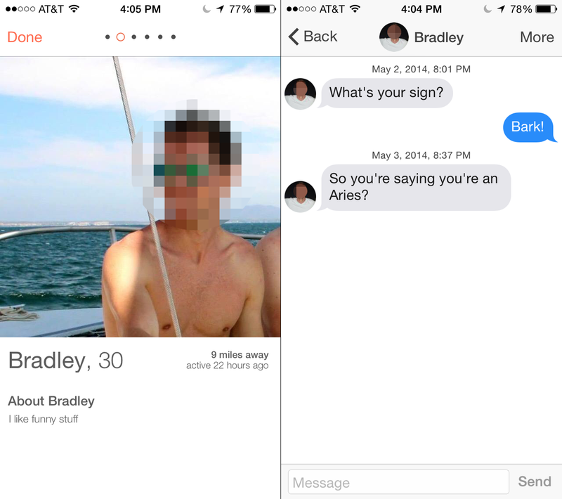 Illustration for article titled What Happens When You Pretend To Be A Dog On Tinder